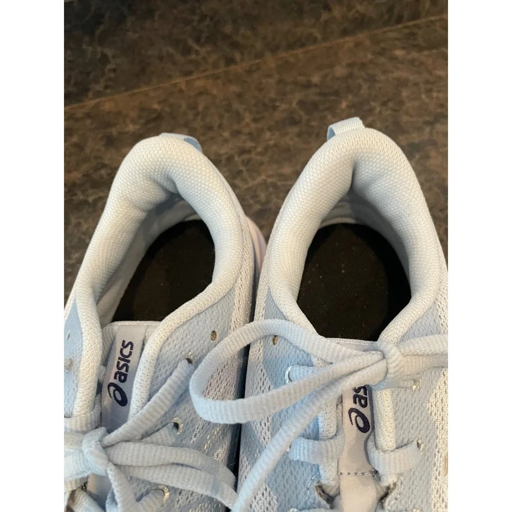 ASICS Womens Size 10 Versablast 2 Soft Sky Blue Silver - Picture 6 of 8